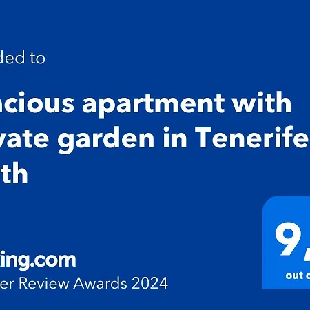 Spacious With Private Garden In Tenerife South San Miguel de Abona