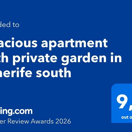 Spacious With Private Garden In Tenerife South Lägenhet San Miguel de Abona